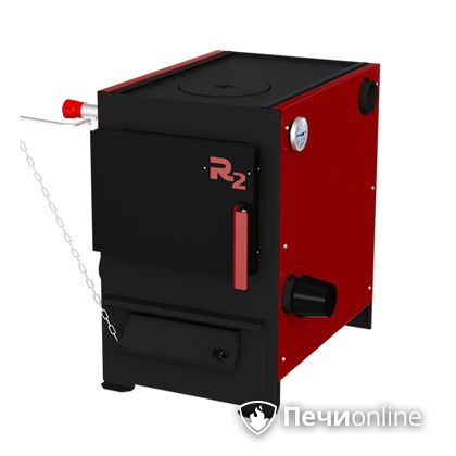 Твердотопливный котел Термокрафт R2 9 кВт конфорка термометр круглый выход в Махачкале